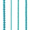 Aqua Faceted Glass Rondelle Bead Strings by Bead Landing™